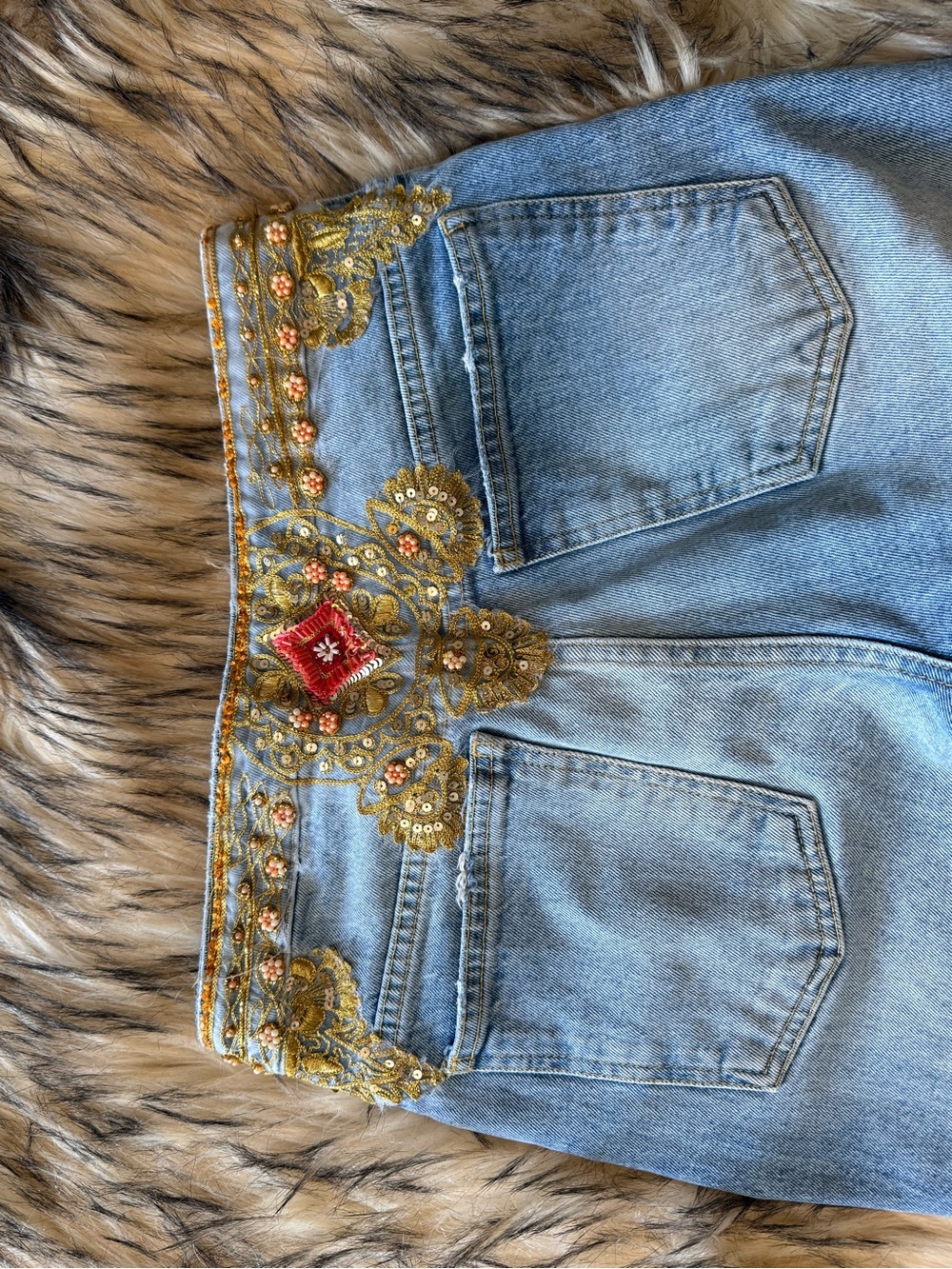 We The Free People Jewels Bohemian royal jeans